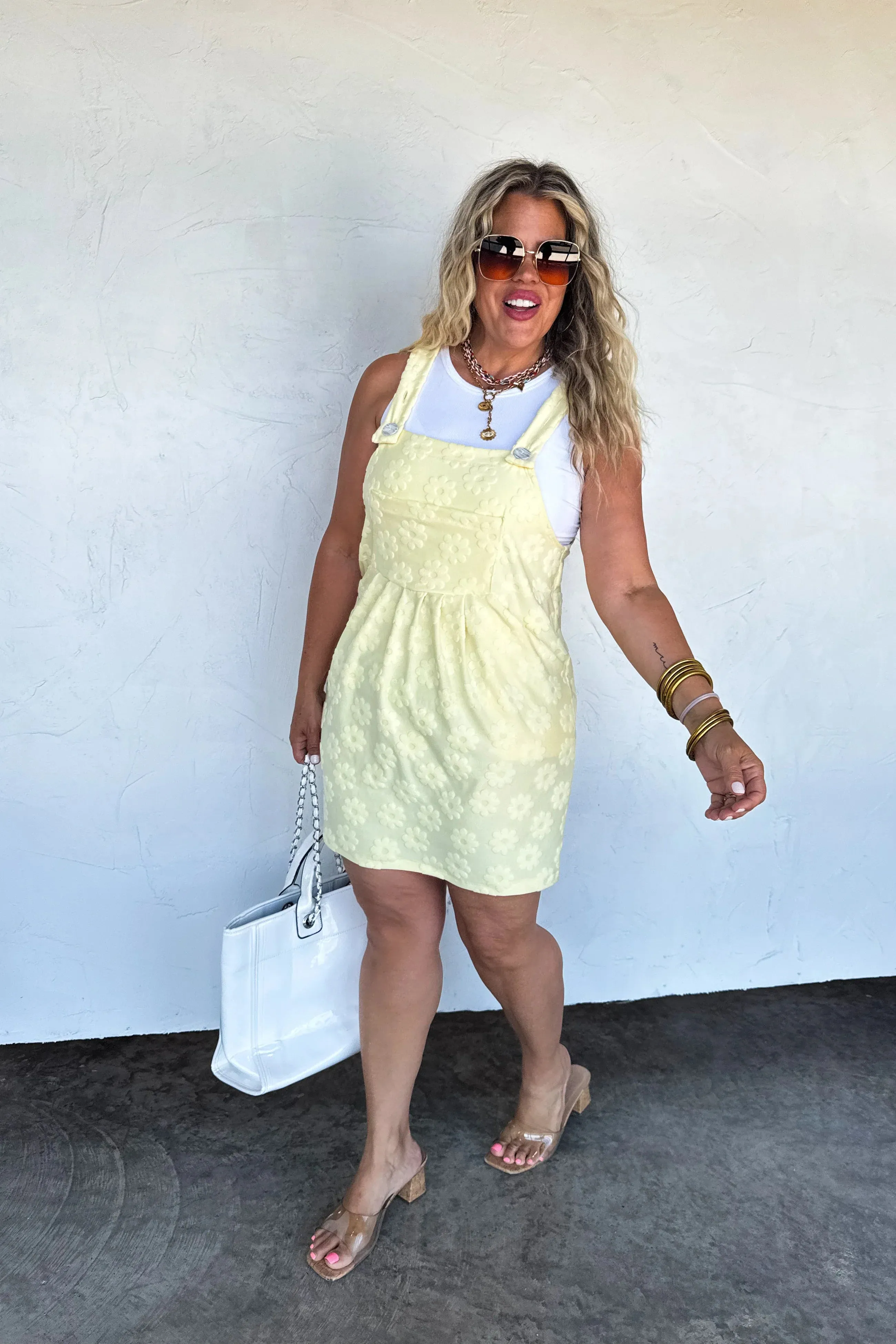 PREORDER: Sunshine & Daisies Overall Dress