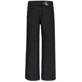 R Wide Leg Black