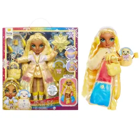 Rainbow High Winter Wonderland Sunny - Yellow 11” Fashion Doll with a Magic Snow Outfit