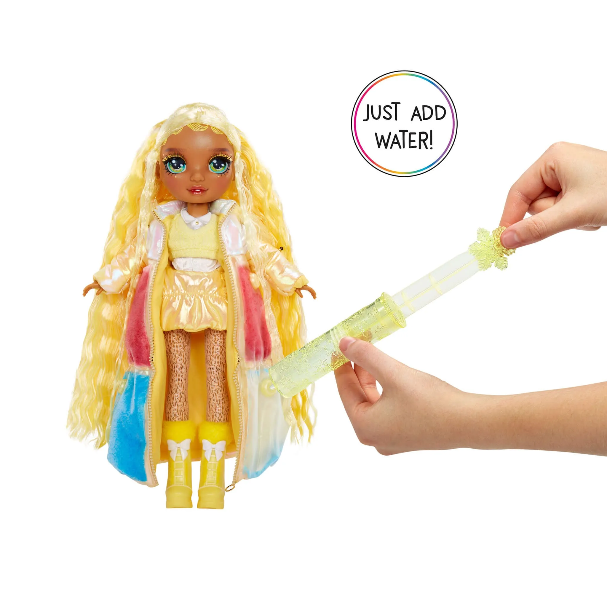 Rainbow High Winter Wonderland Sunny - Yellow 11” Fashion Doll with a Magic Snow Outfit
