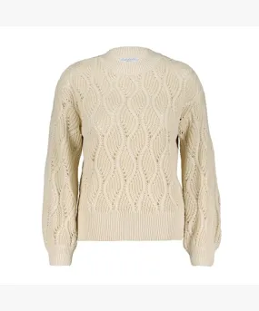 Red Button Swirl Sweater