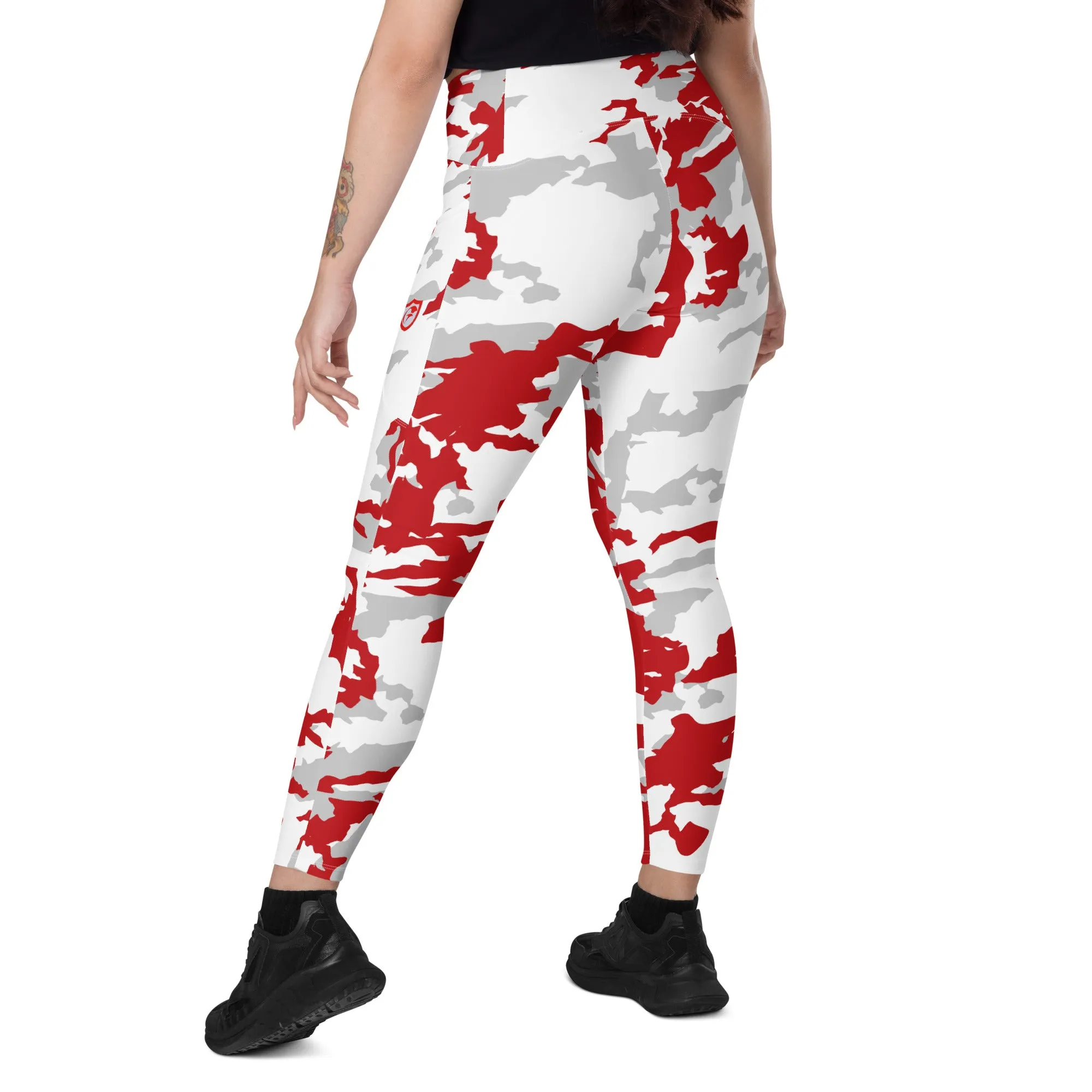 Red Camo Leggings