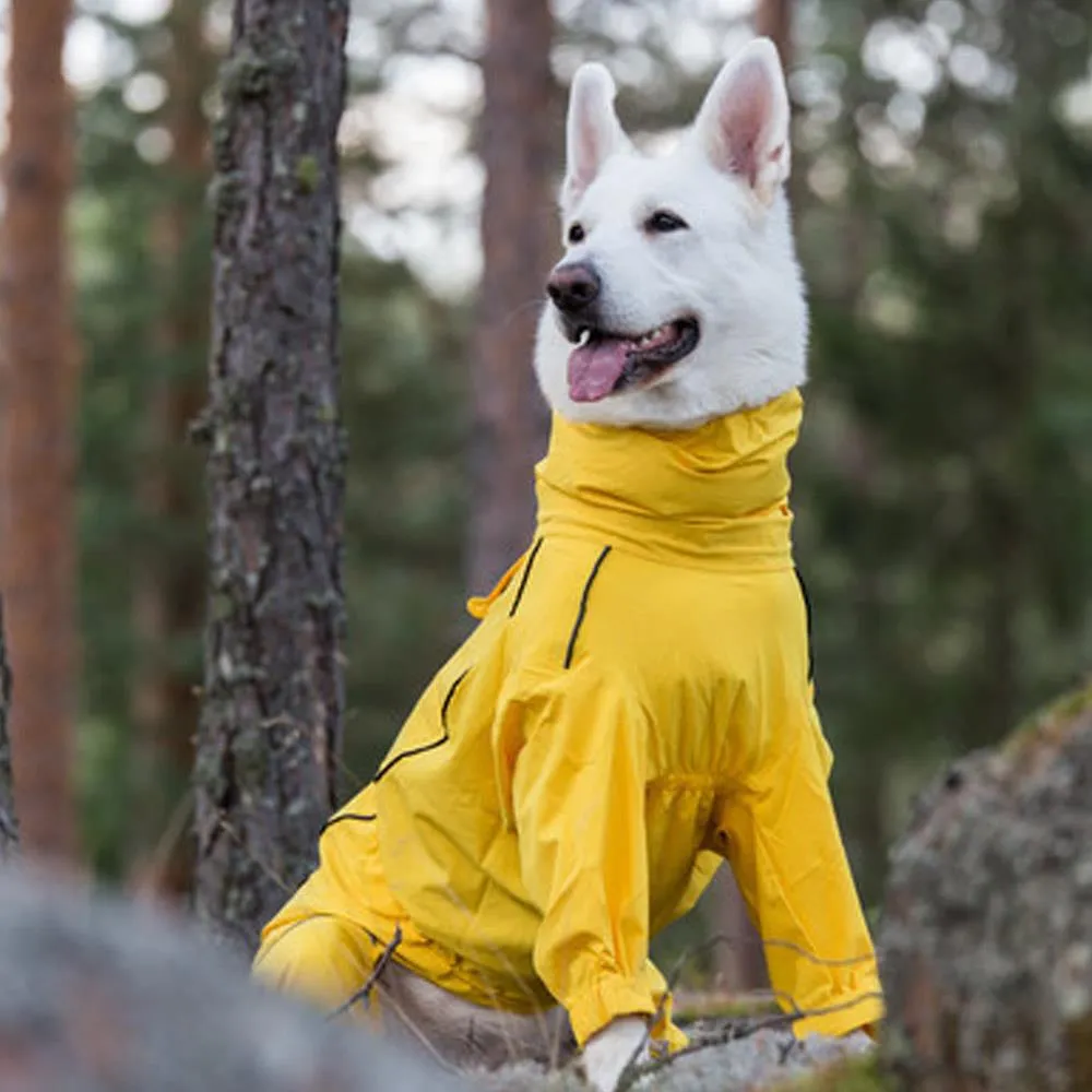 Rukka Pets 2022 Weather Protective Yellow Dog Overall