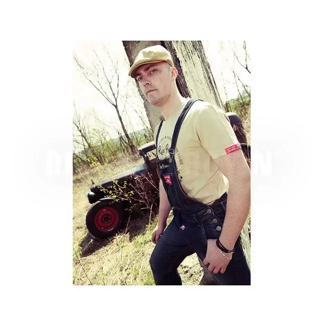Rusty Pistons Bedford Bib Overall Blue