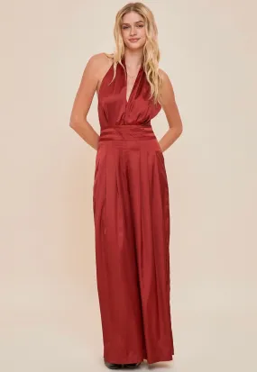 Serena Halter Neck Jumpsuit