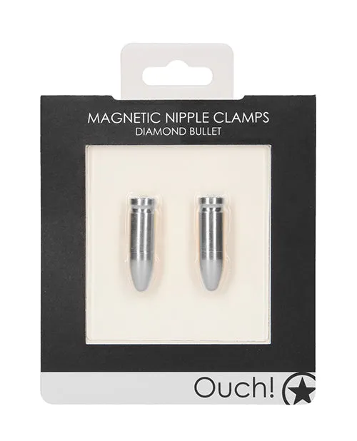 Shots Ouch Bullet Magnetic Nipple Clamps