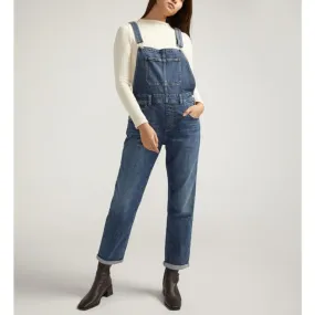 Silver Baggy Overall Indigo