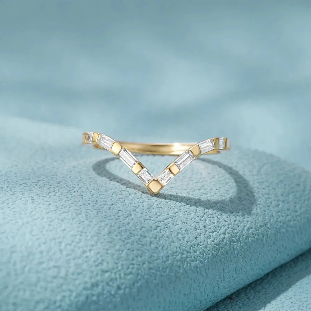 Silver White Crystal Ring