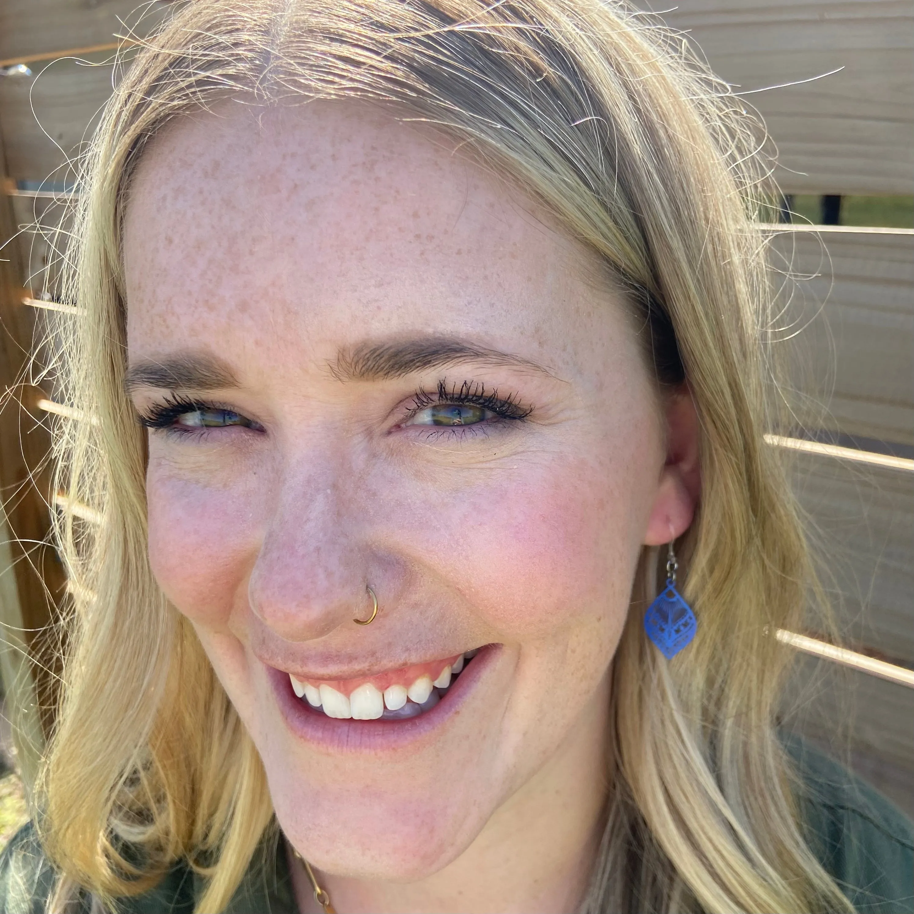 Small Peacock Dangles Hypoallergenic Earrings for Sensitive Ears Made with Plastic Posts
