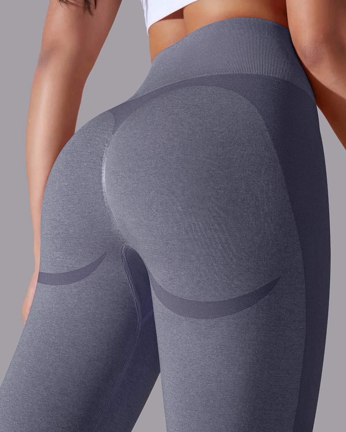 Stella Seamless Leggings - Ash Plum