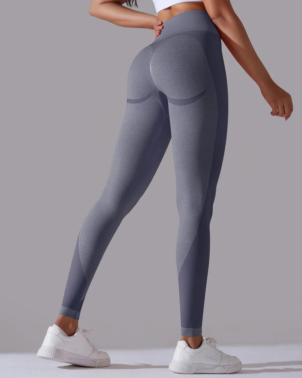 Stella Seamless Leggings - Ash Plum