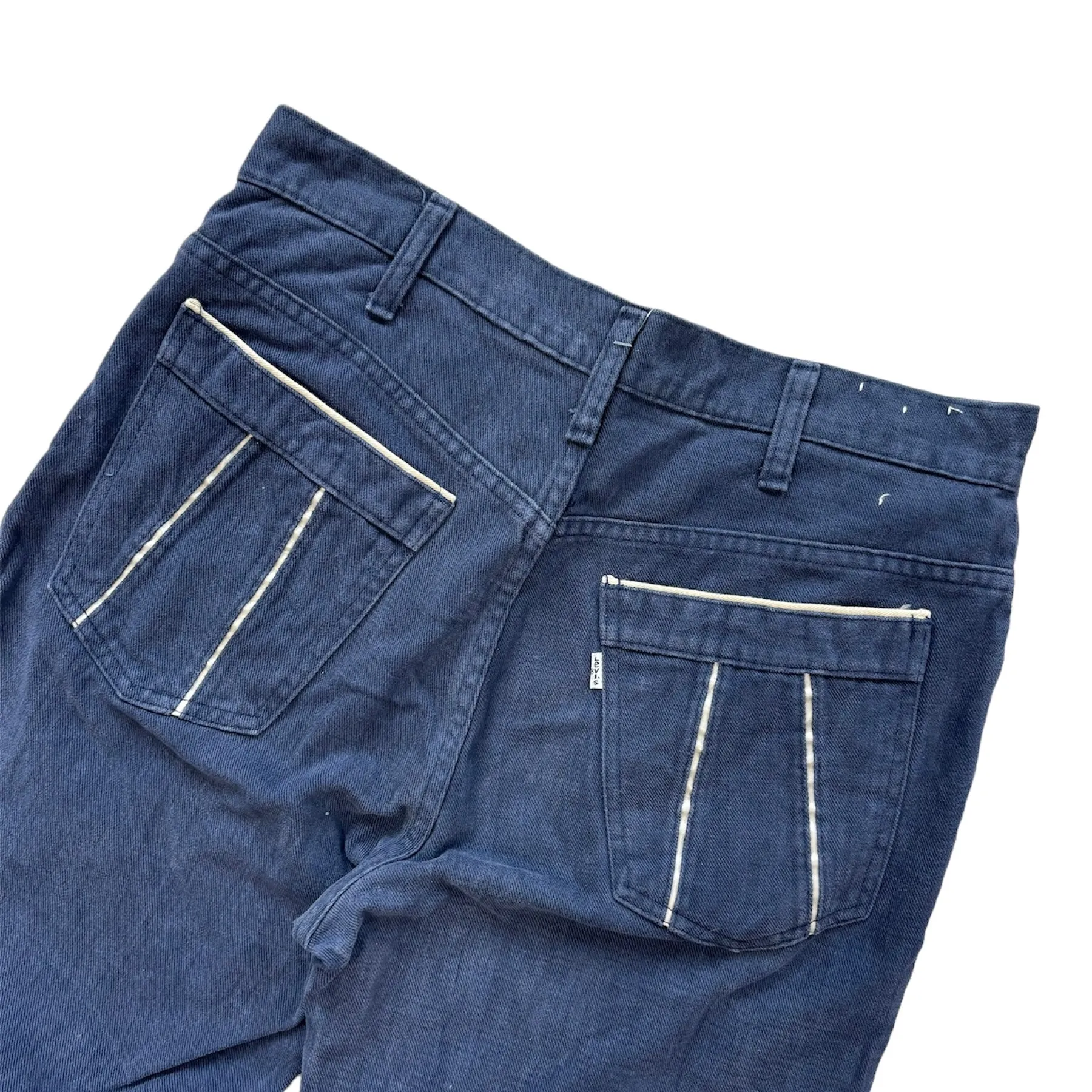Vintage 70's Levis Flared Navy Pants