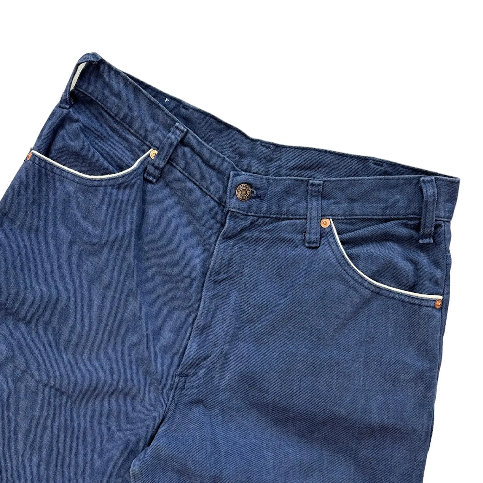 Vintage 70's Levis Flared Navy Pants