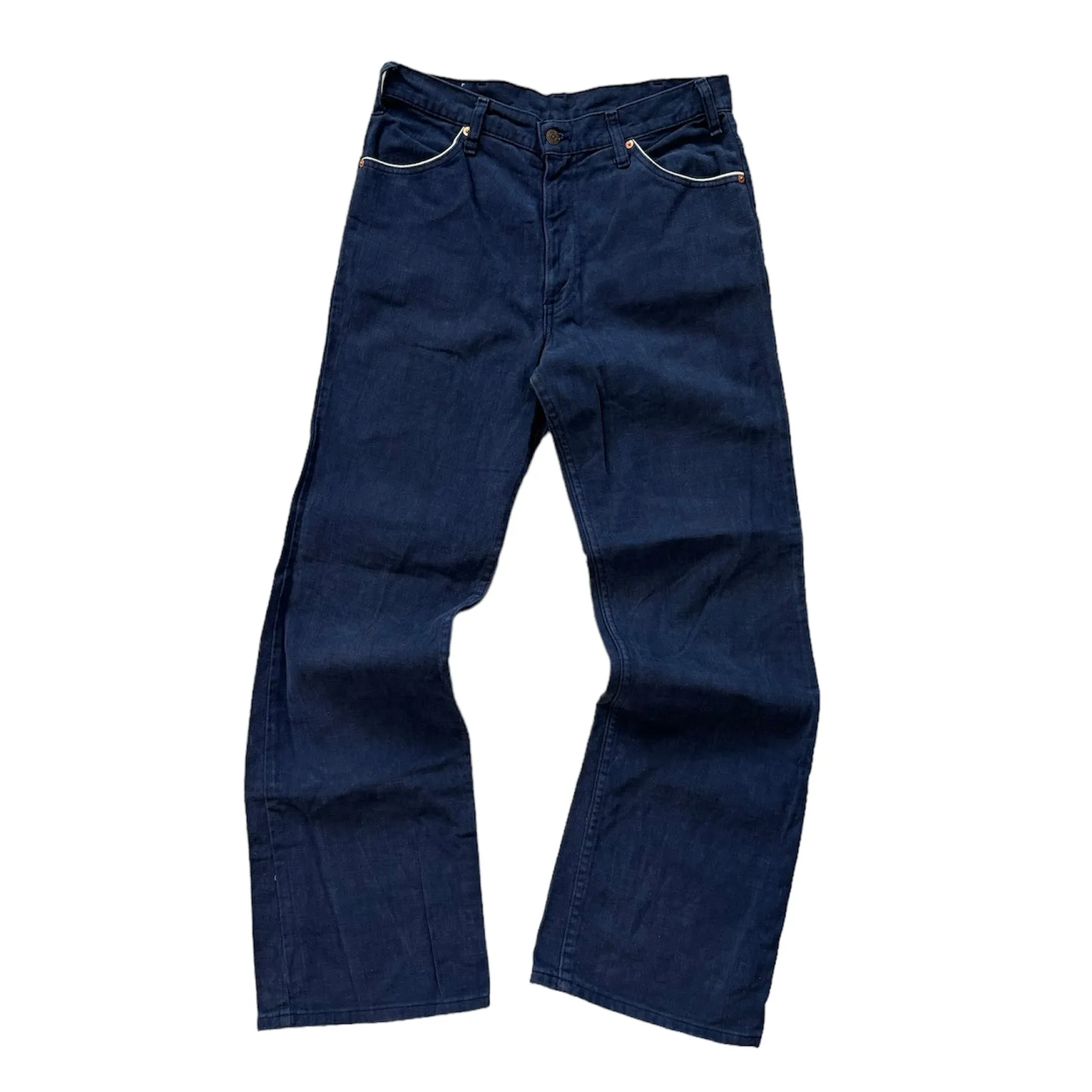 Vintage 70's Levis Flared Navy Pants