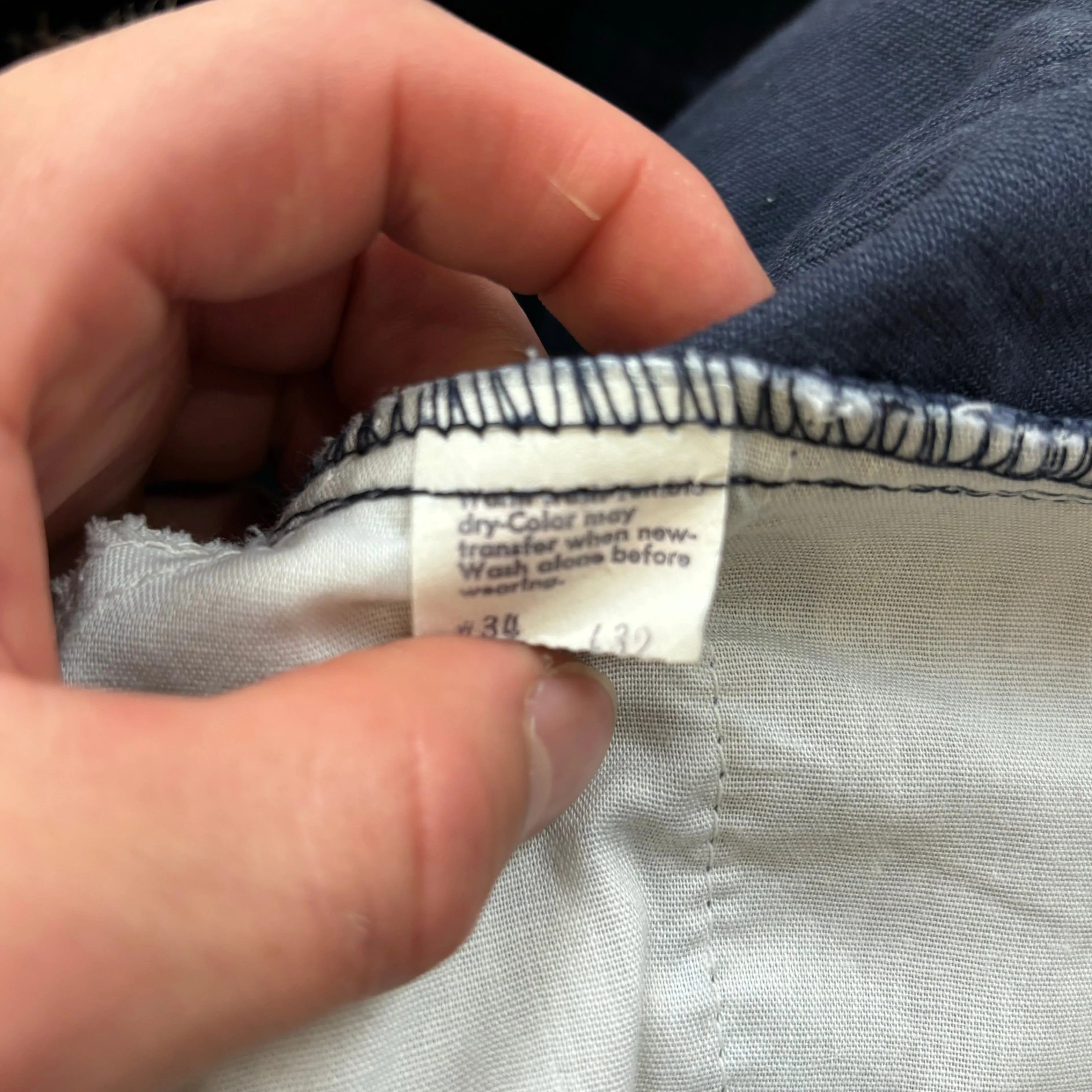 Vintage 70's Levis Flared Navy Pants