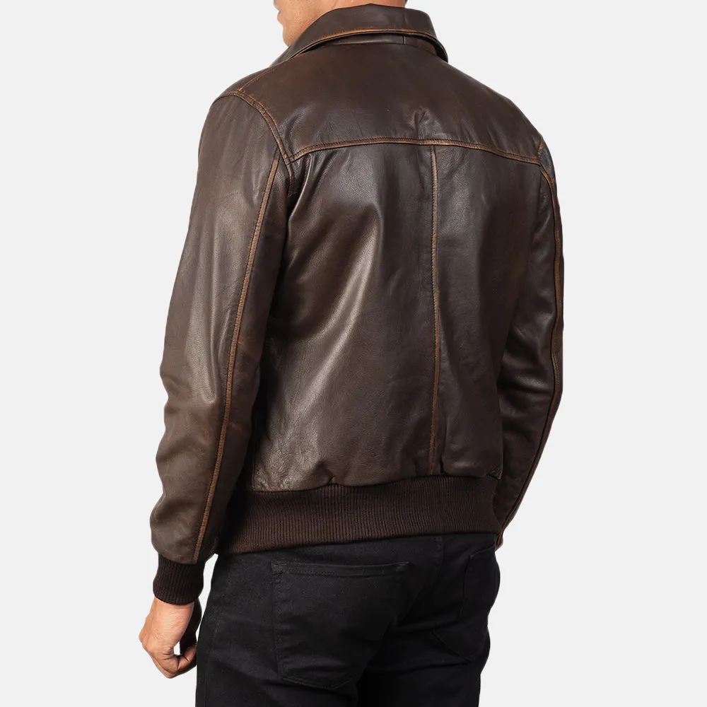 Waxed Sheep Leather Jacket