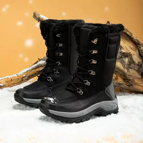 Women Winter Boots Waterproof Winter Mid-Calf Snow Boots Women