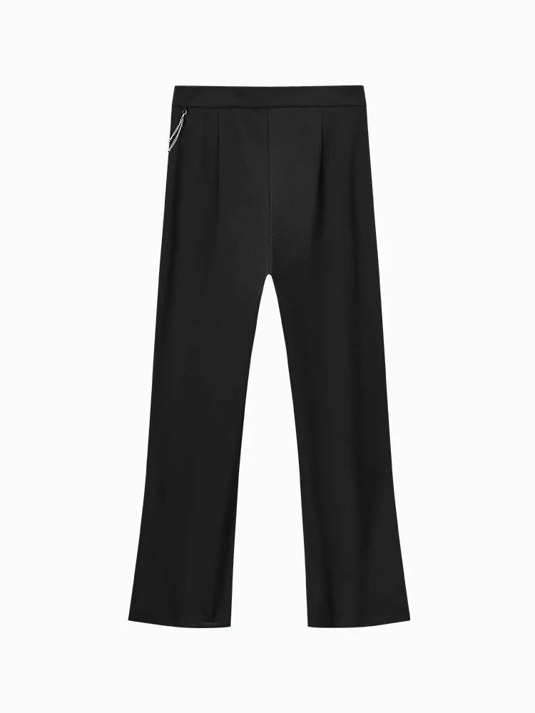 Women's Knitted Flared Pants