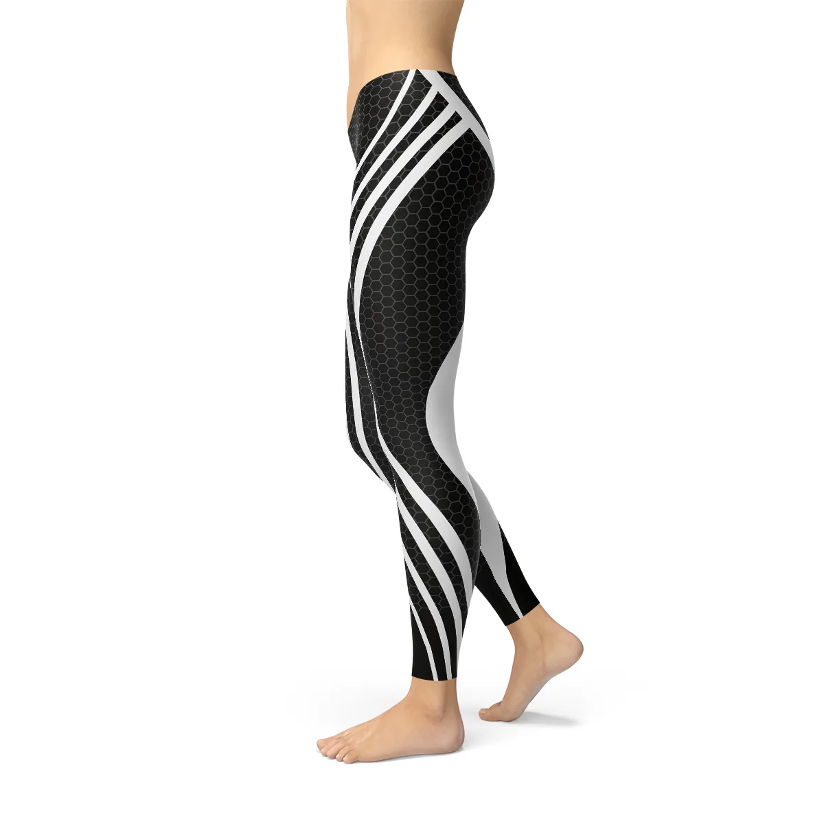 Women's Performance-Enhancing Black Workout Leggings