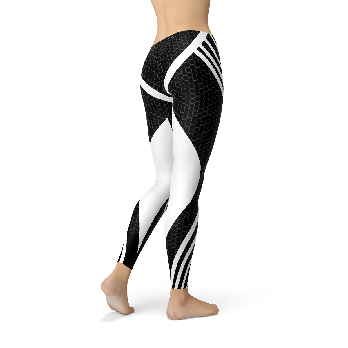 Women's Performance-Enhancing Black Workout Leggings