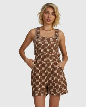 Womens RVCA Healing Sloucher Overall