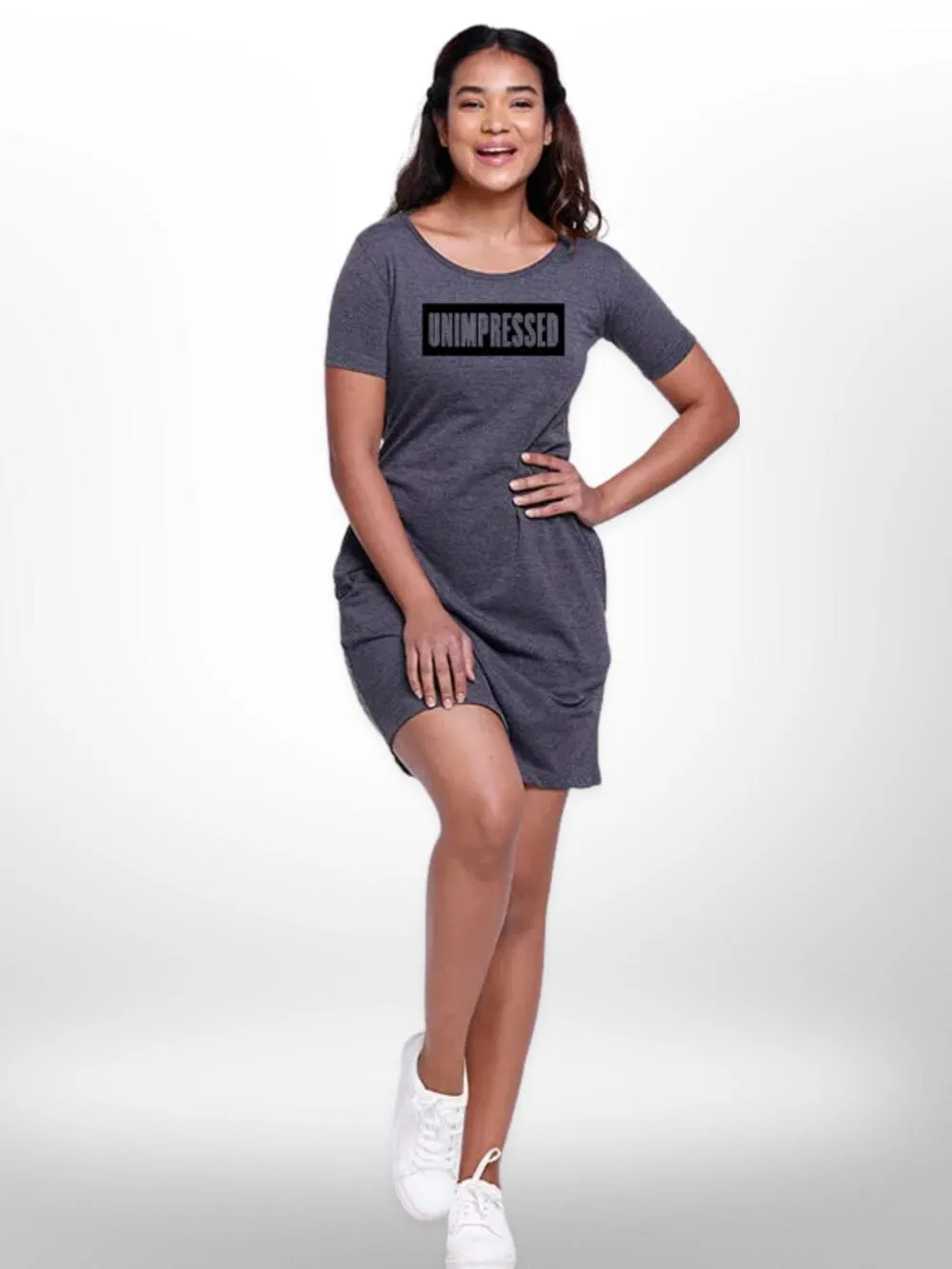 Women's Unimpressed Printed Long T-shirt