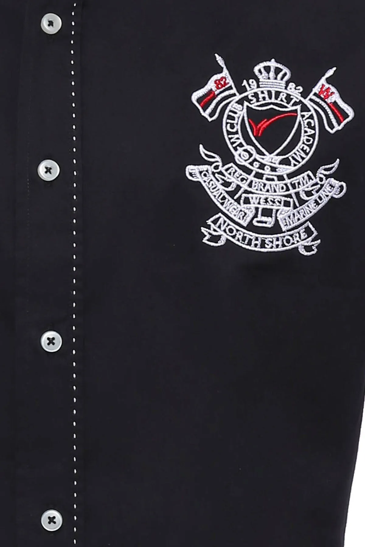 WSS Emblemed Long Sleeve Black Shirt  - Singen